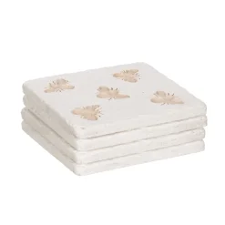 Bee Imprint Coasters - Set of 4