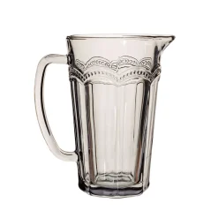 Clarisse Glass Jug Grey