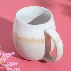 Dip Glazed Ombre Grey Mug