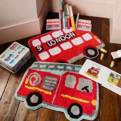 Fire Engine Red Rug