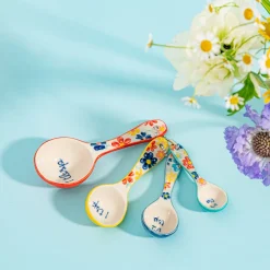 Folk Floral Measuring Spoons