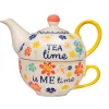 Folk Floral Tea for One