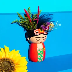 Frida Wall Mounted Planter Red