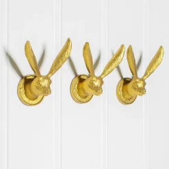 Gold Rabbit Ears Hook