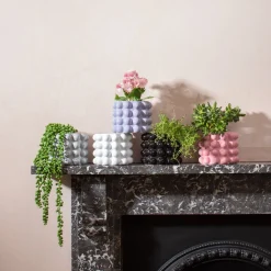 Grey Bobble Planter