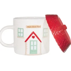 House Shaped Mug with Lid