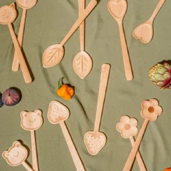 Leaf Bamboo Salad Servers