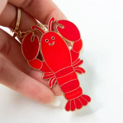 Lobster Enamel Keyring