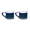 Marlowe Blue Espresso Mugs - Set of 2