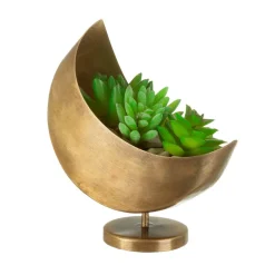 Mini Celestial Moon Gold Planter
