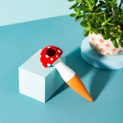 Mushroom Shaped Watering Spike Red