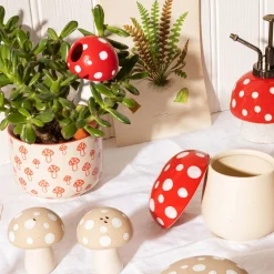Mushroom Shaped Watering Spike Red