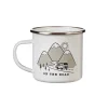 On The Road Enamel White Mug