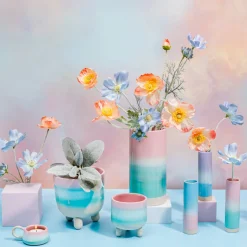 Pastel Ombre Leggy Planter Large
