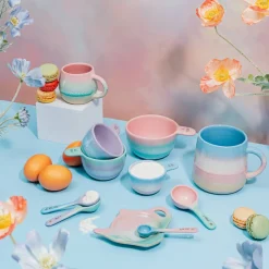 Pastel Ombre Measuring Cups Pink & Green