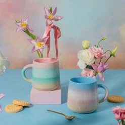 Pastel Ombre Mug Blue & Pink
