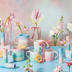 Pastel Ombre Mug Blue & Pink