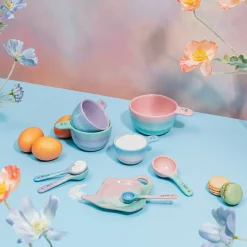 Pastel Ombre Tea Bag Dish Pink & Green