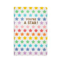 Rainbow Stars A5 Notebook