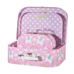 Rainbow Unicorn Suitcases - Set of 3