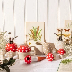 Red Mushroom Salt & Pepper Shakers