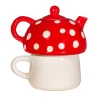 Red Mushroom Tea for One