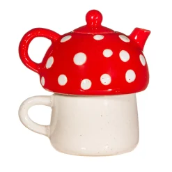 Red Mushroom Tea for One