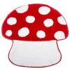 Red Mushroom Tufted Bath Mat