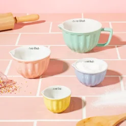 Retro Pastel Measuring Cups - Set of 4