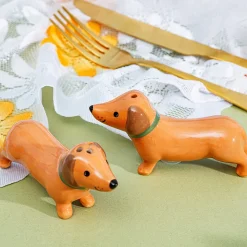 Sausage Dog Salt & Pepper Shakers