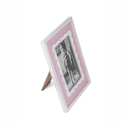 Scalloped Pink Photo Frame
