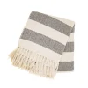 Scandi Boho Stripe Blanket Throw