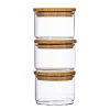 Stacking Glass Storage Jars - Set of 3