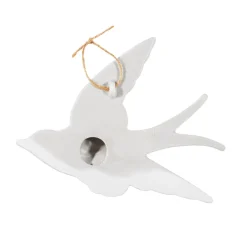 Swallow Wall Decorations White- Set of 3