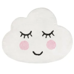 Sweet Dreams Smiling Cloud White Rug