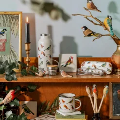 Vintage Birds Glasses Case