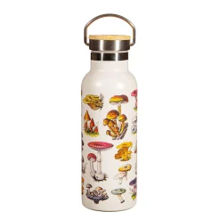 Vintage Mushroom Metal Water Bottle