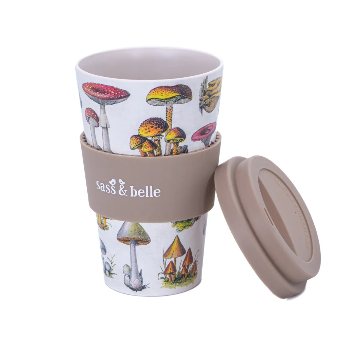 Vintage Mushroom Travel Coffee Cup