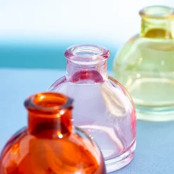 Warm Toned Mini Bud Vases - Set of 3