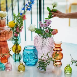 Warm Toned Mini Bud Vases - Set of 3